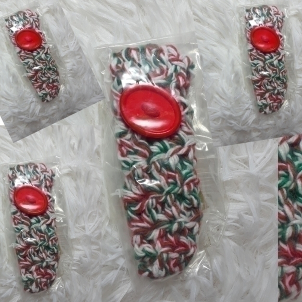 🛍Holiday Crocheted Button-Up Lipstick Cozy